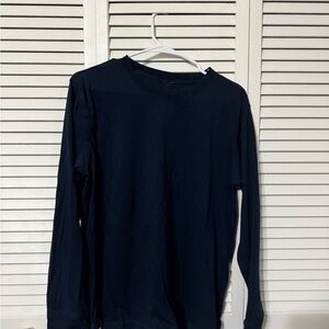 Lululemon Athletica Women's Navy Long Sleeve Tee